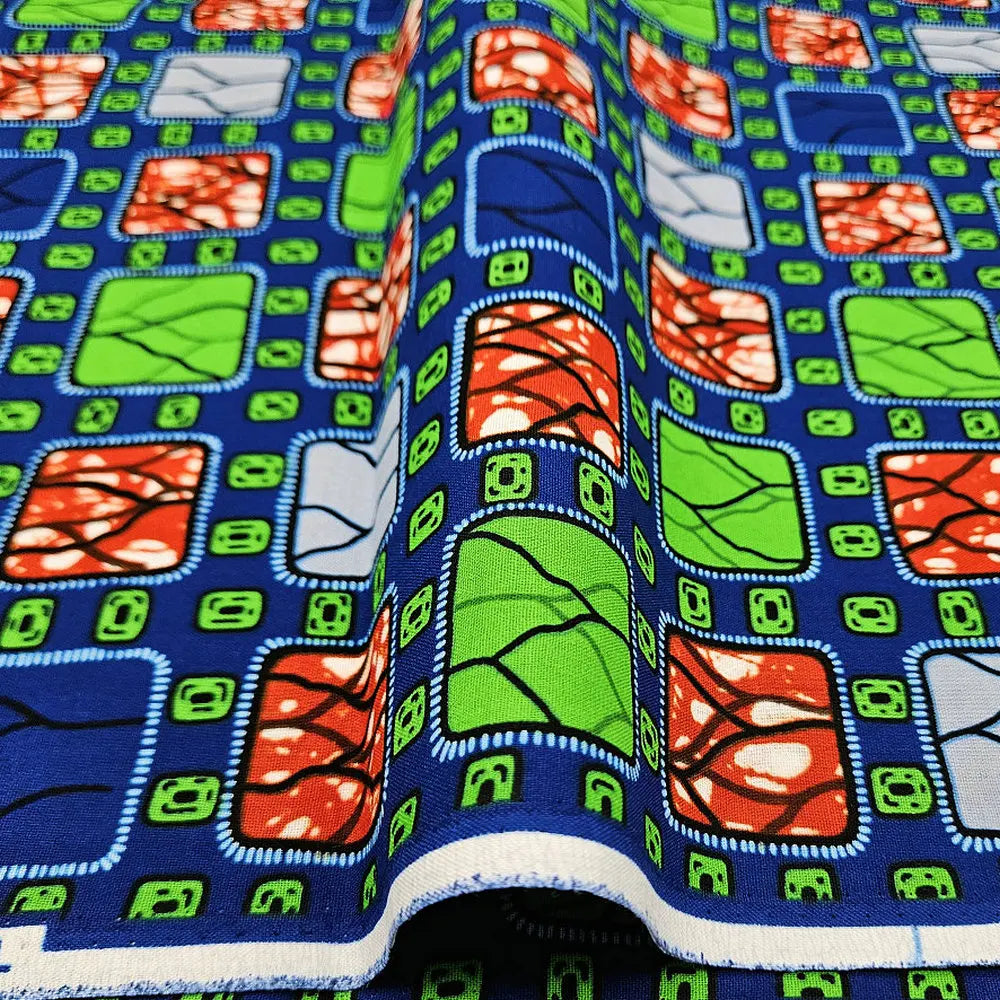 Veritable 100% cotton real wax printed fabric, African Ankara wax, fashion design for making clothes, bags, DIY crafts