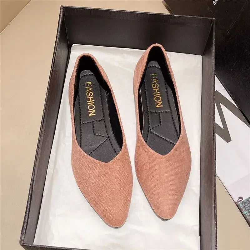 New Spring and Autumn Style Fashionable Comfortable and Versatile Women Shoes Casual Simple Wear-resistant Flat Bottom Bow Shoes
