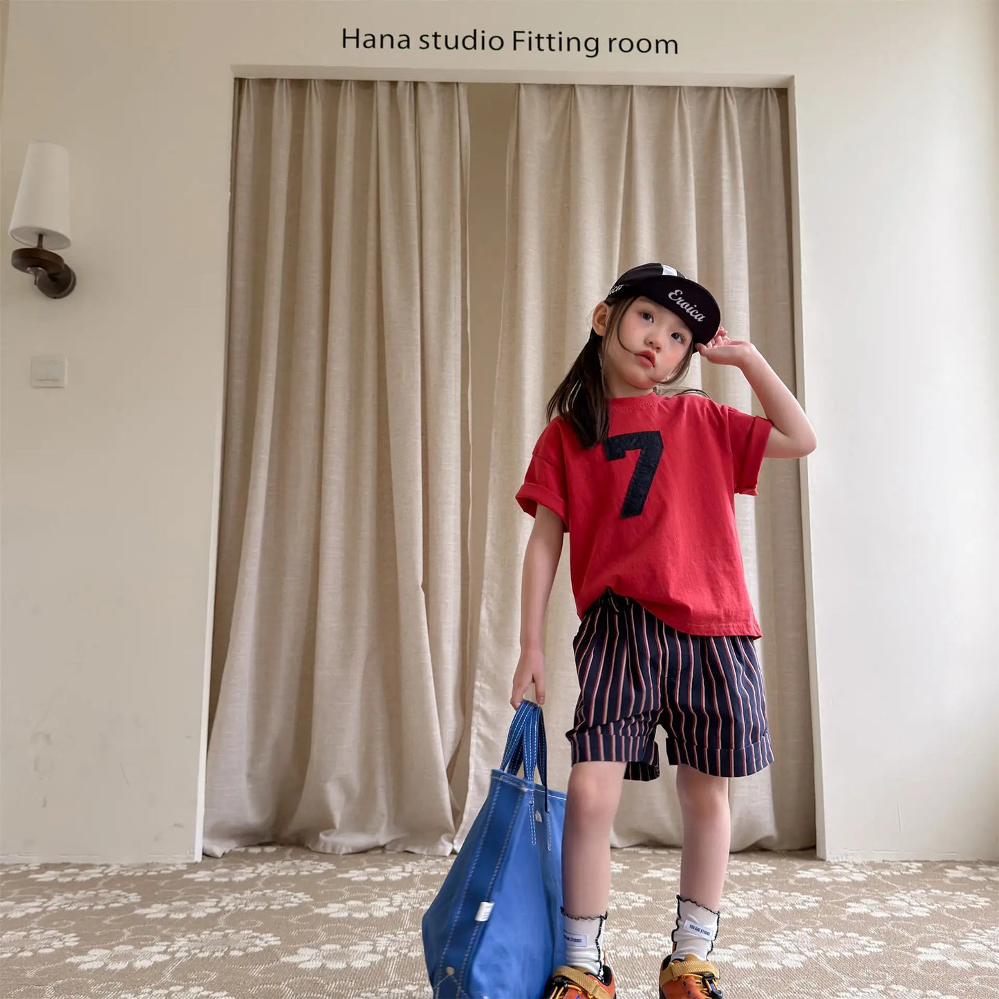 2026 Summer New Children Casual Striped Shorts Boys Girls Loose Shorts Thin Cotton Toddler Pants Fashion Kids Clothes