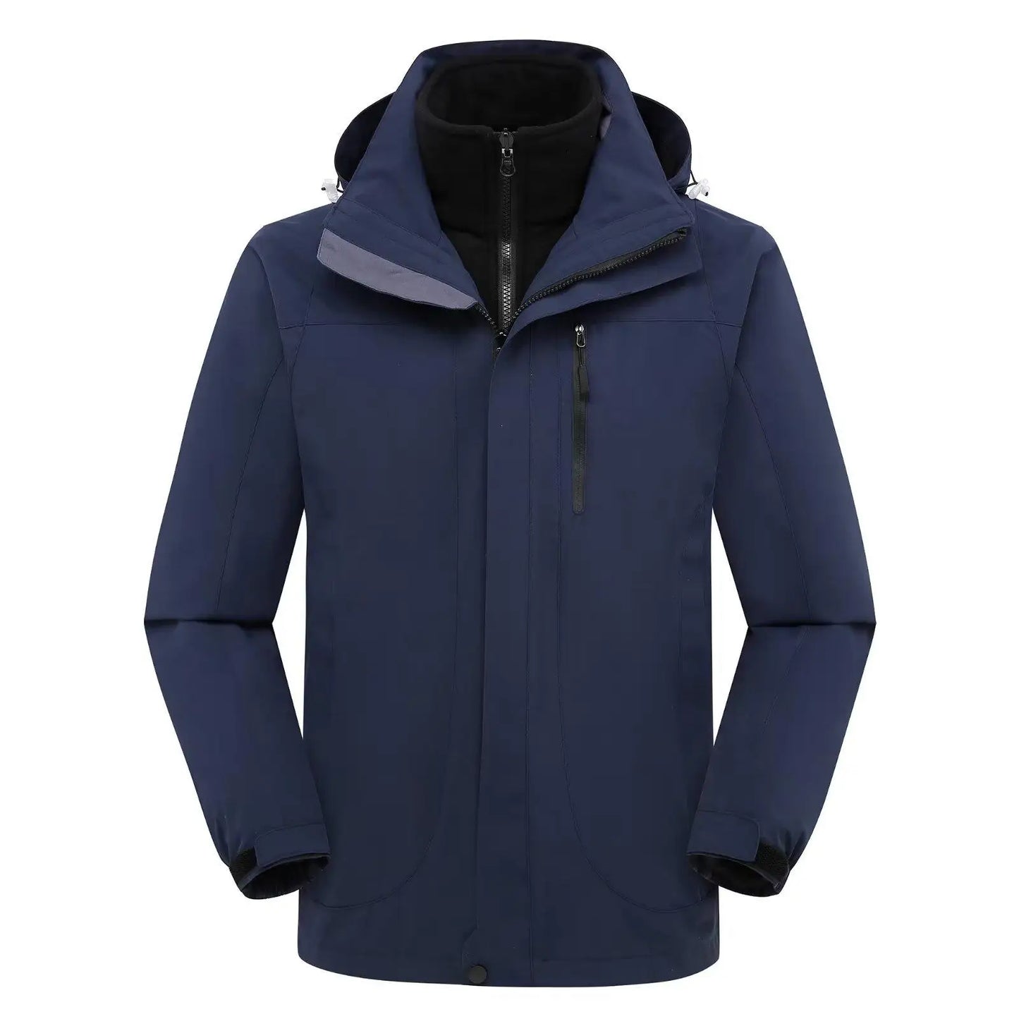 Outdoor Assault Jacket Men Women Two-piece Set With Plush And Thickened Team Uniform Workwear Print Logo Autumn Winter Jacket