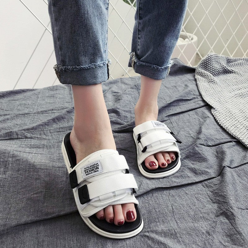 Trendy and Fashionable Sandals and Slippers 2023 Summer New Daily Outwear Slippers Couples Versatile Classic Casual Slippers