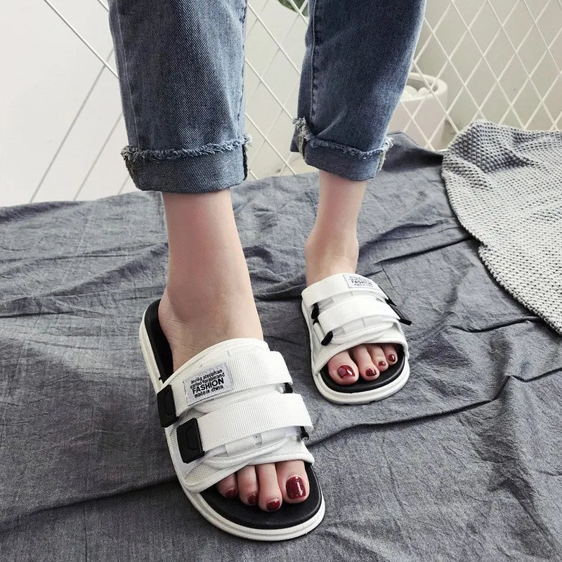 Trendy and Fashionable Sandals and Slippers 2023 Summer New Daily Outwear Slippers Couples Versatile Classic Casual Slippers