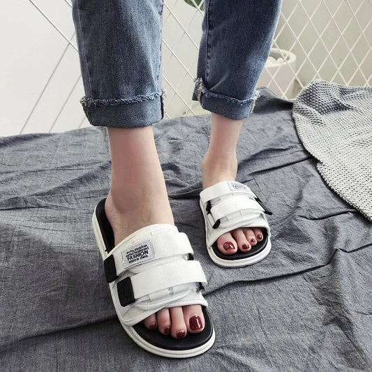 Trendy and Fashionable Sandals and Slippers 2023 Summer New Daily Outwear Slippers Couples Versatile Classic Casual Slippers