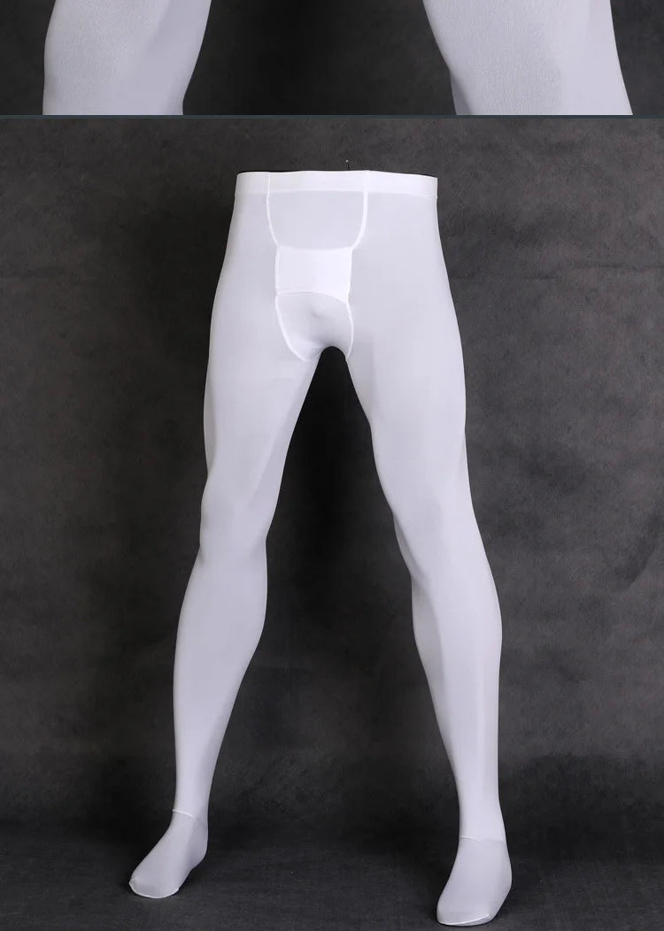 200D Autumn Winter Seamless Men Pantyhose Tights Male High Waist Elastic Stockings Sexy Leggings