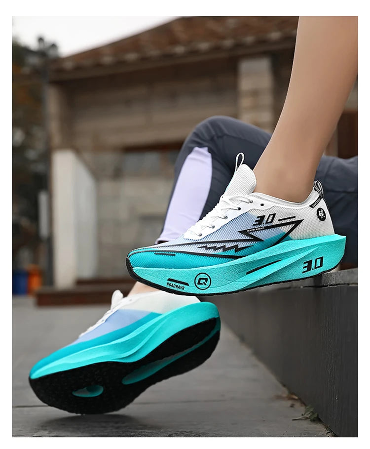 New Running Shoes Men Speciality Marathon Men's Sports Lightweight Carbon Board Women's Comfortable Athletic Nonskid Sneakers