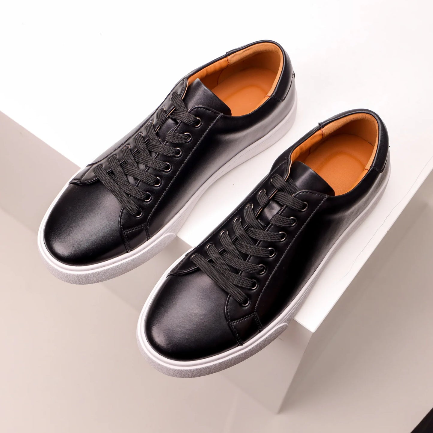 Mens Sneakers Genuine Leather Casual Outdoor Shoes Non-Slip Breathable Luxury Brand Footwear Top Quality Handmade White Shoe Men