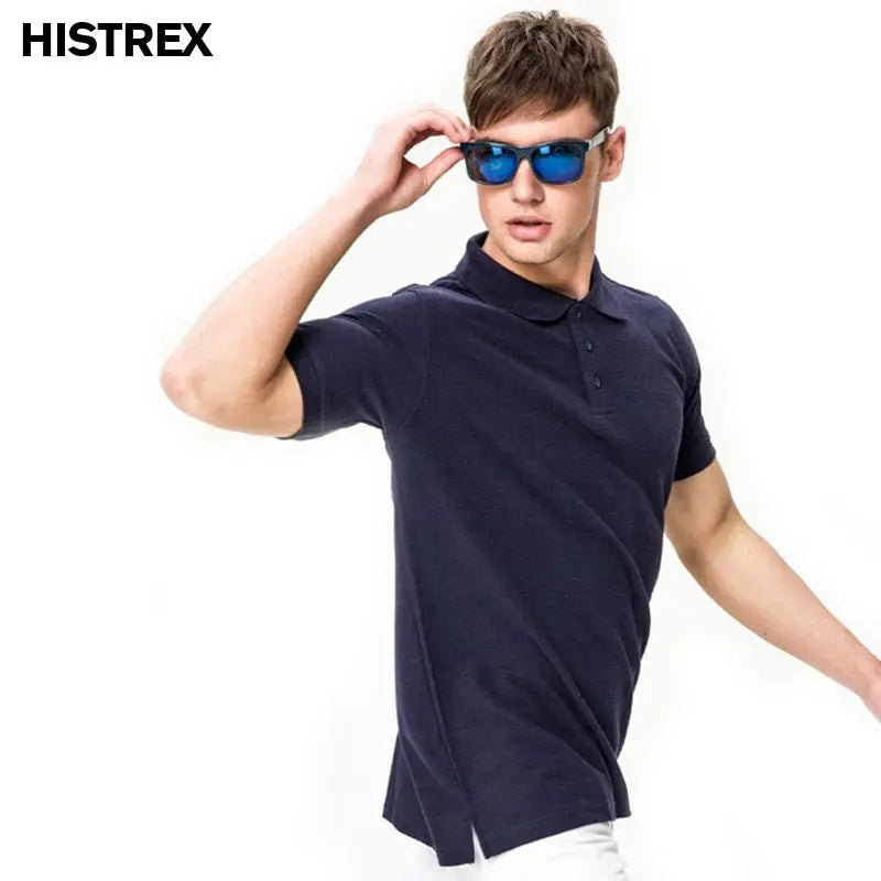 Quality Custom Polo 100% Cotton Print Your Brand Design Logo Company Group Team Slogan Text PoloShirt Work Wear Uniform 230gsm