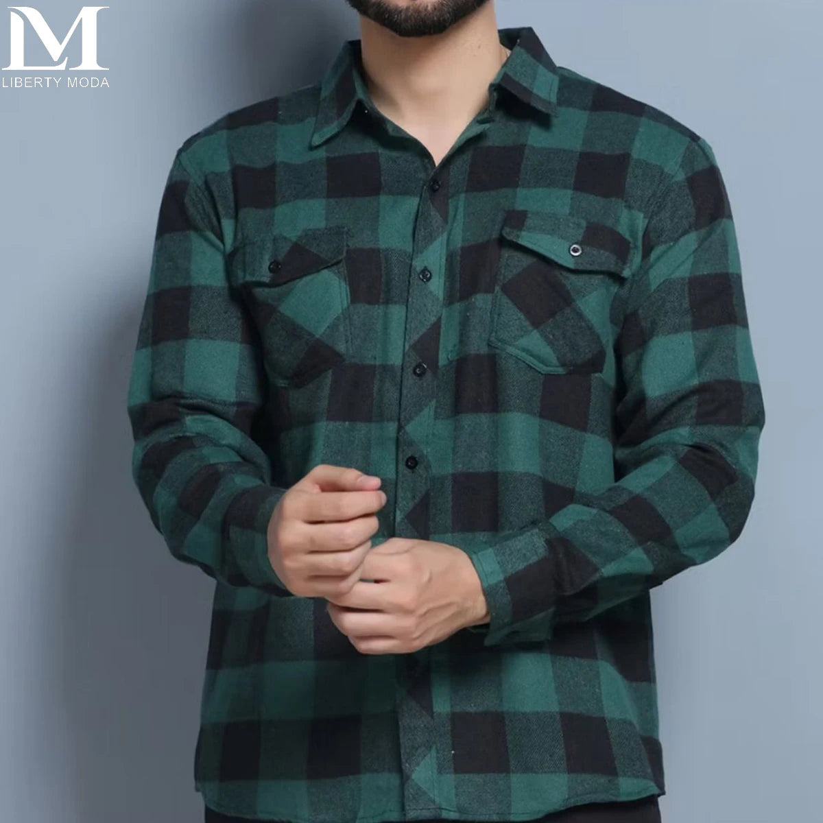 Men's Plaid Shirt Comfortable, Elegant and Versatile Heavy Autumn Coat