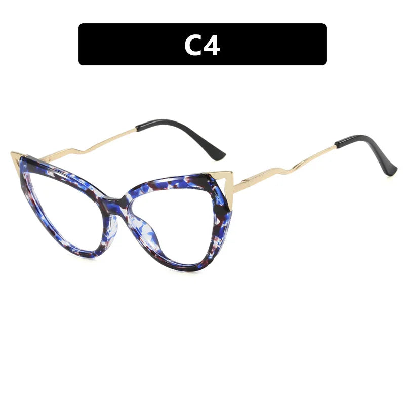 Plain Glasses Anti-Blue Light No Makeup Glasses Frame Fashionable Stylish Glasses Frame