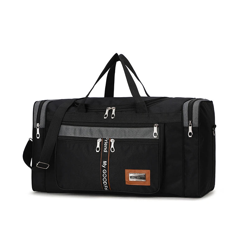 Women Men Nylon Travel Duffel Bag Carry On Luggage Bag Men Tote Large Capacity Weekender Gym Sport Holdall Overnight Bag Pouches
