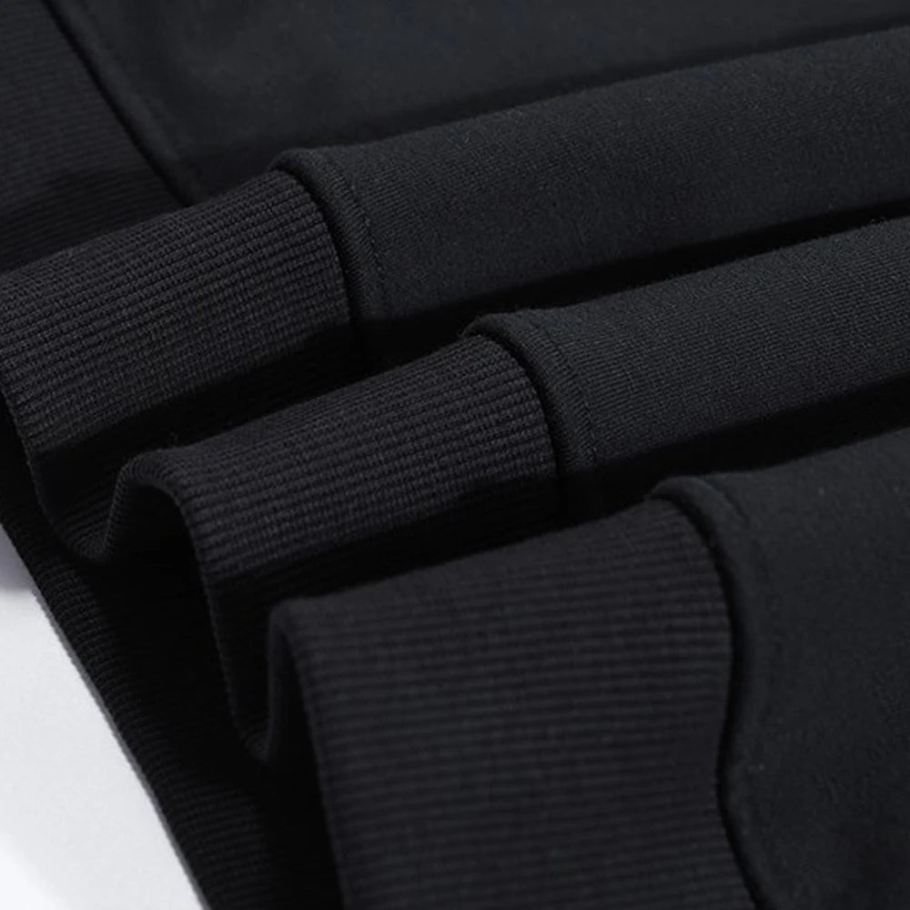 Men Tracksuit Sets Lambswool Thicken Warm Jacket Long Pants Zipper Sweatshirt Coat Trousers Outdoor Casual Fleece Sportswear