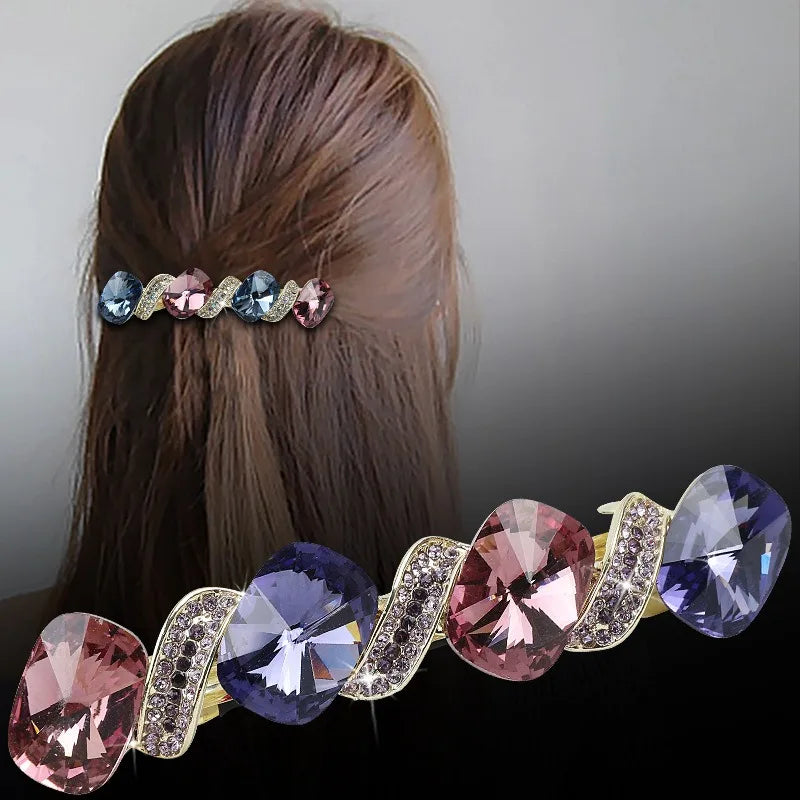 Fashion trendy Large spring hair clips accessories for women clip with a high-end feel and a ponytail hairpin girls hair pin BAZAARHUBO