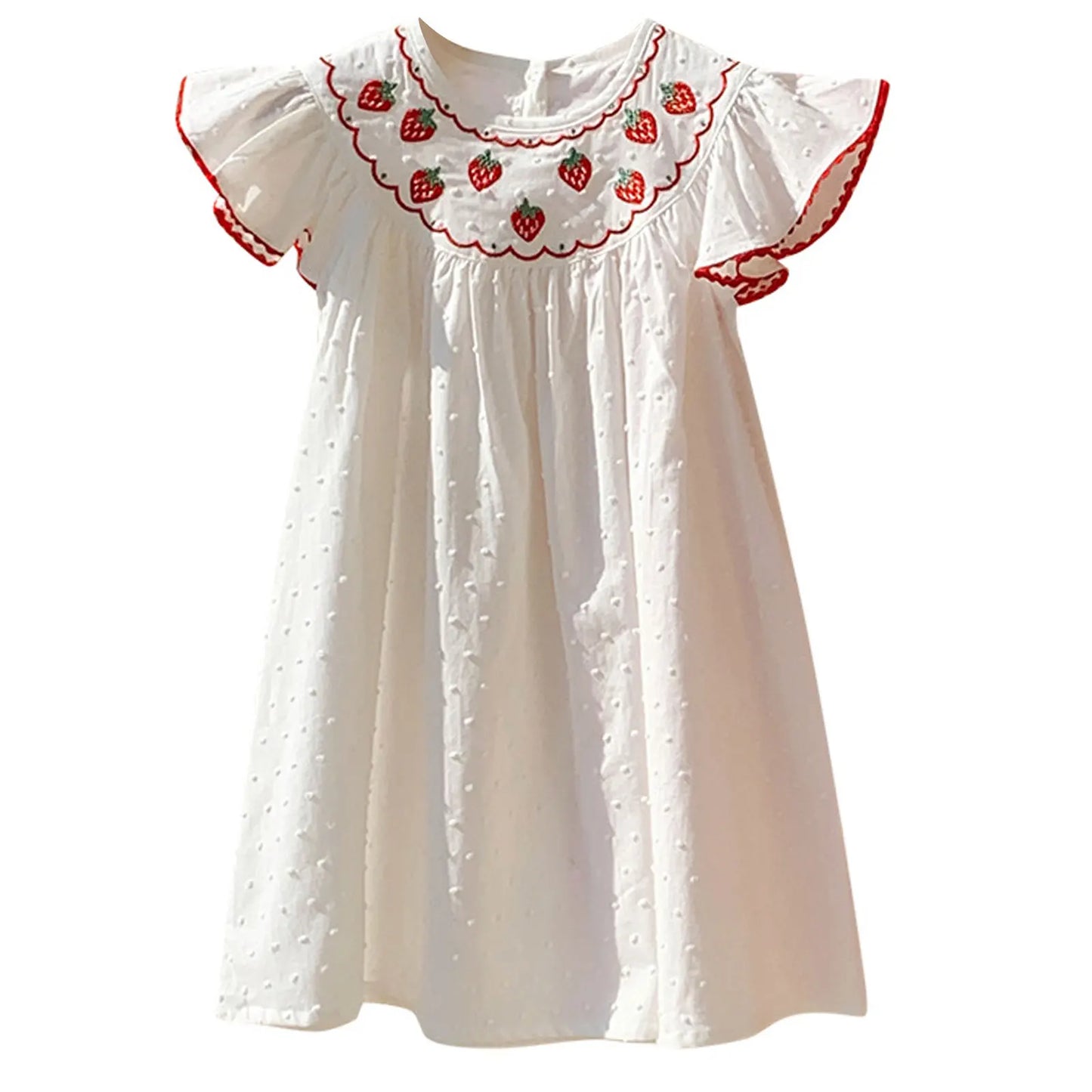 Kids Girls Summer Fashion Casual Sweet A-line Dress Playwear Sundress for Birthday Party Daily School Beach Vacation Photography