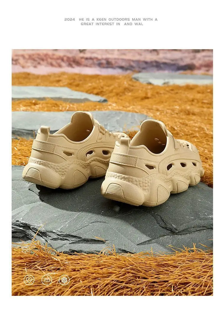 Outdoor Sports Slippers for Men and Women, Thick-Soled Eva Non-Slip Breathable Clogs, Fishing Beach Sandals, Unisex Couple Style