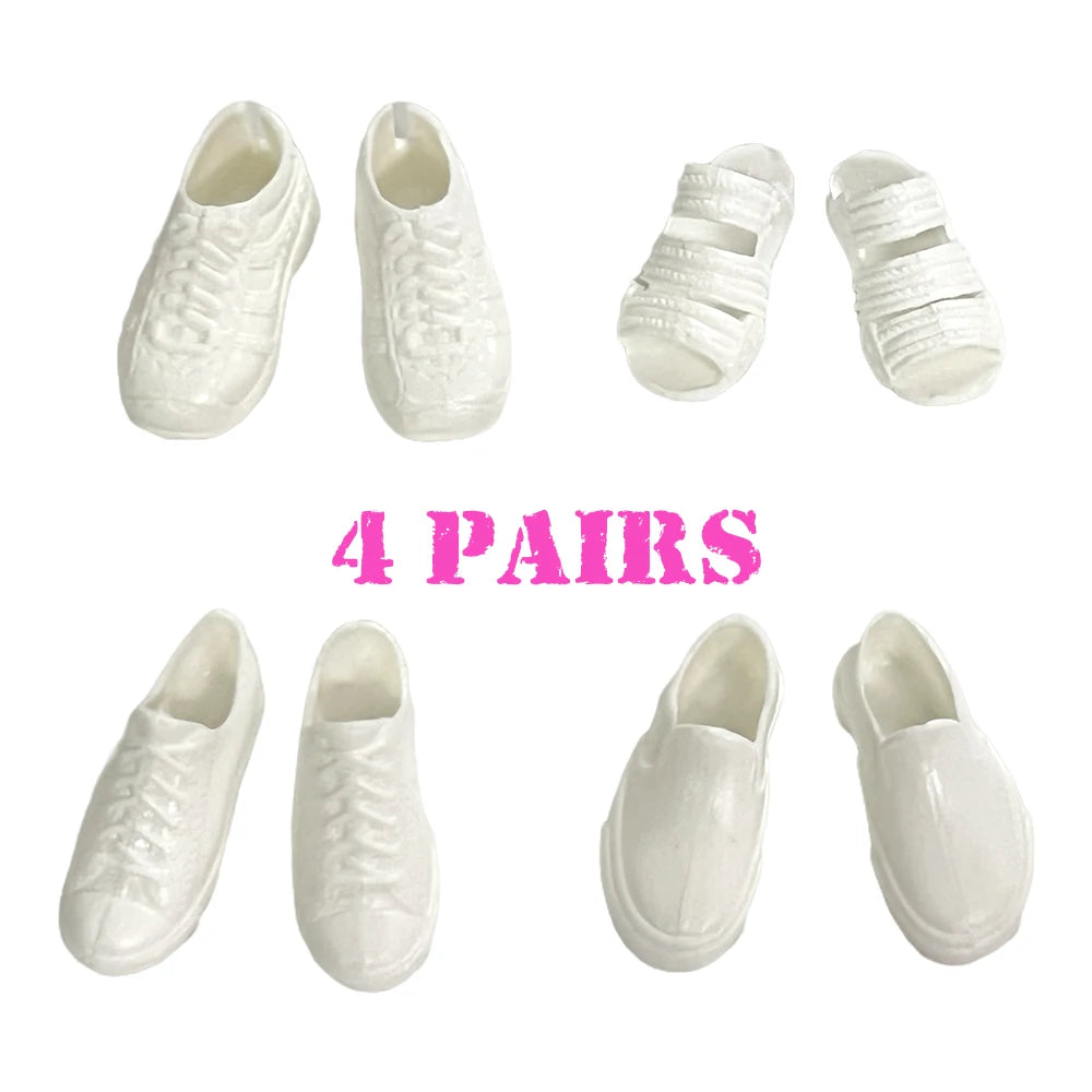 NK MIx 1/6 Doll Shoes Clothes 12 Inch Man Dolls Accessories 30CM Princess Doll Boots Fashion Leather Sneaker Slipper Gfit Toy JJ
