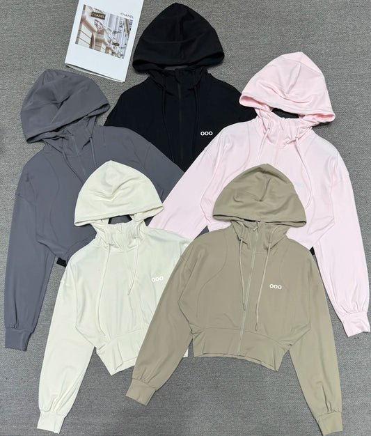 Short Hooded Coat Women Casual Comfortable Versatile Simple Style Commuting Fashion Outerwear