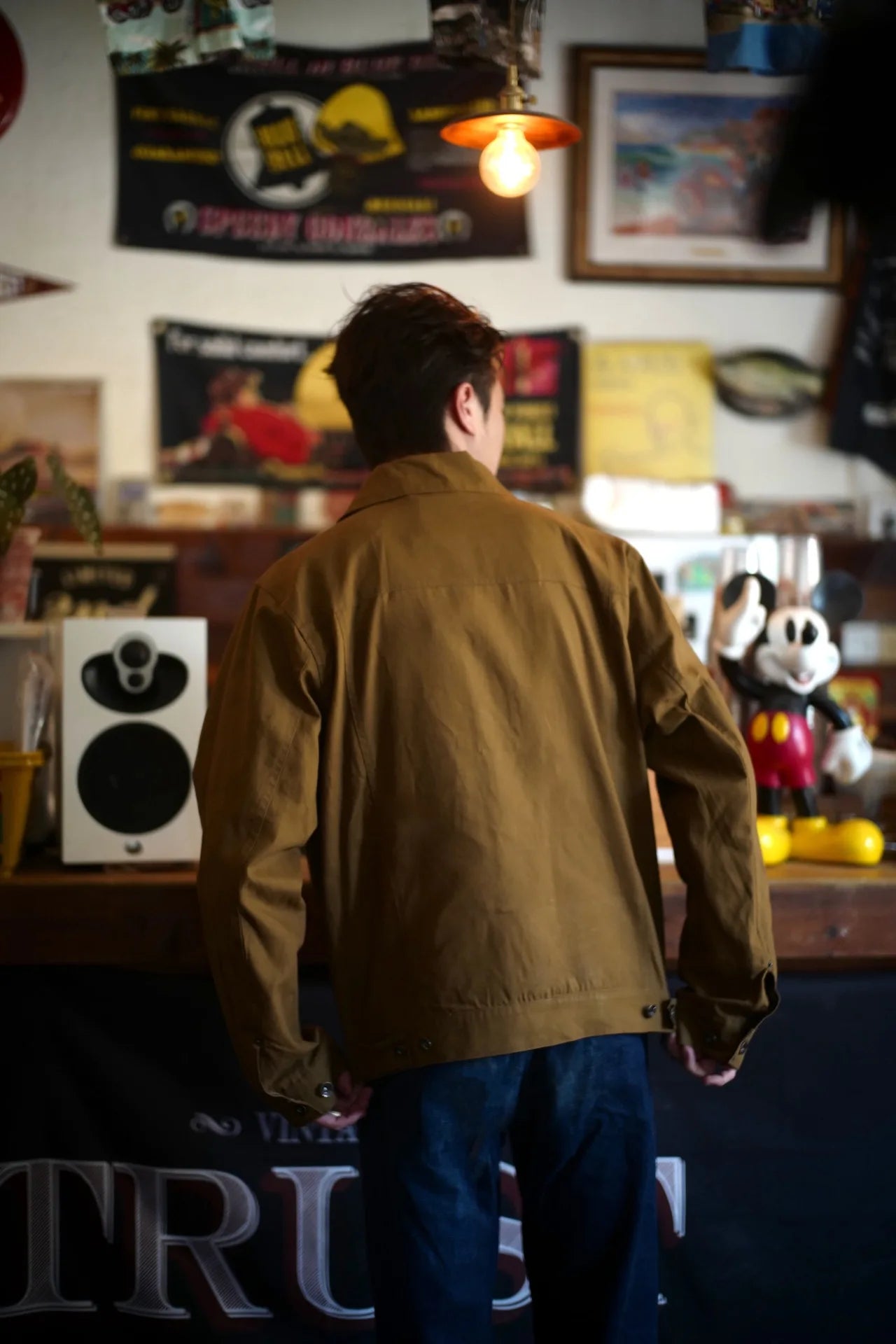 Waxed Canvas Cruiser Jacket Water Suede Rugged Resistant Rugged Style Men's Cruiser Tin Cloth Western Cowboy Work Outerwear