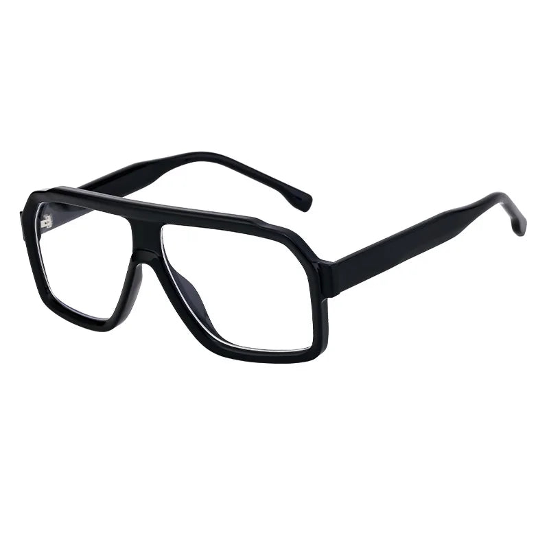 Retro Pilot Men Sunglasses Fashion Clear Gradient Shades UV400 Women Luxury Square Sun Glasses BAZAARHUBO