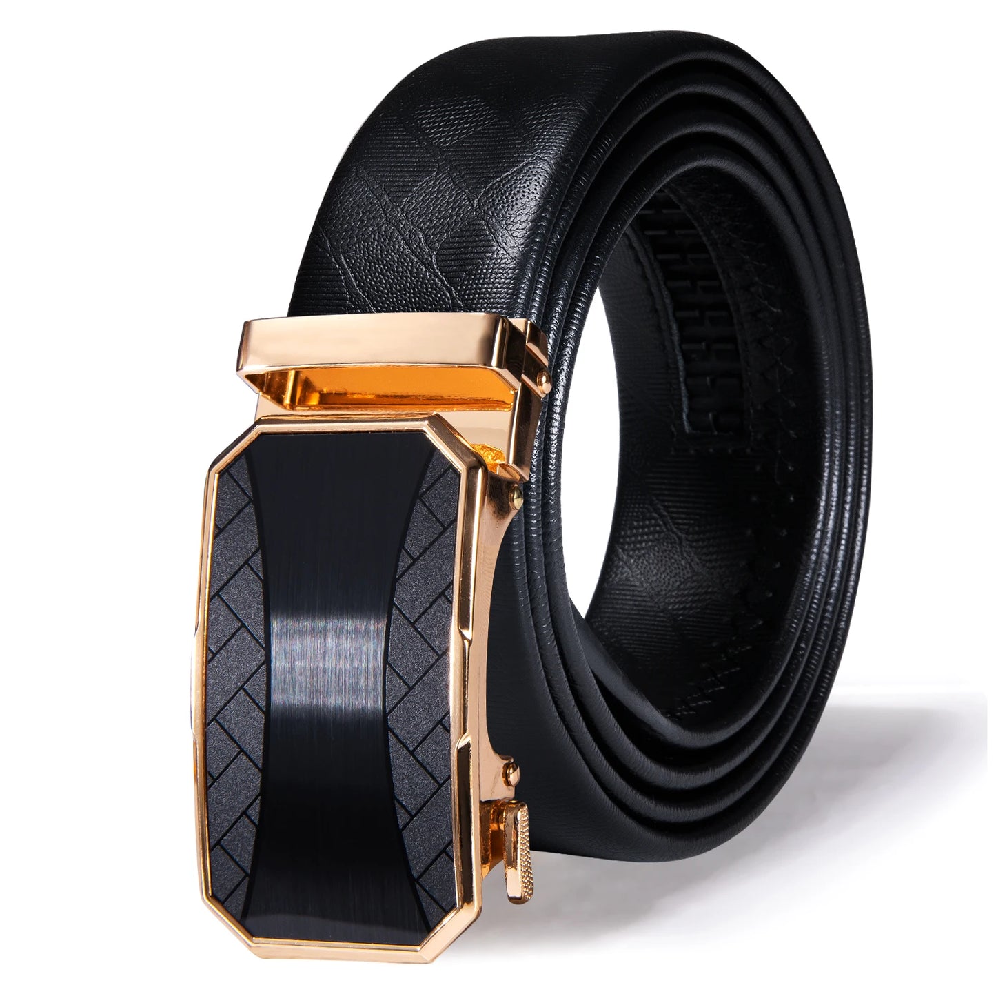 High Quality Mens Belts Black Brown Blue White Green Leather Straps Casual Gold Automatic Buckles Waistband Belt for Men Wedding BAZAARHUBO