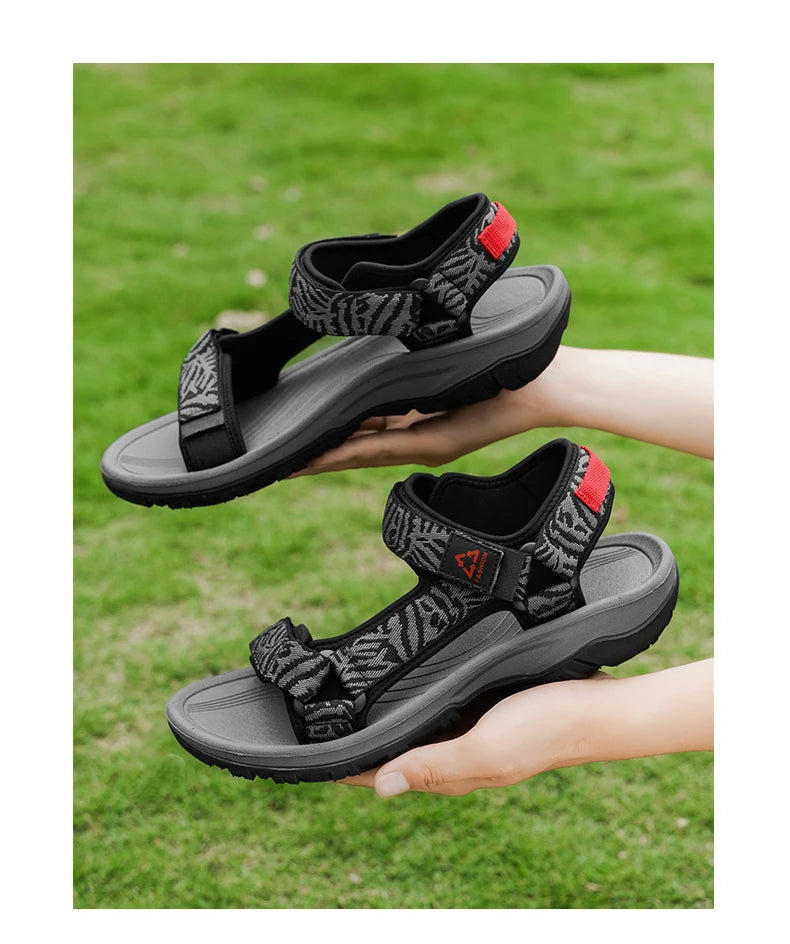 Men's Sport Sandals, Open Toe Water Sandals Waterproof Lightweight Casual Athletic Sandals for Outdoor Beach Travel Summer 40-45
