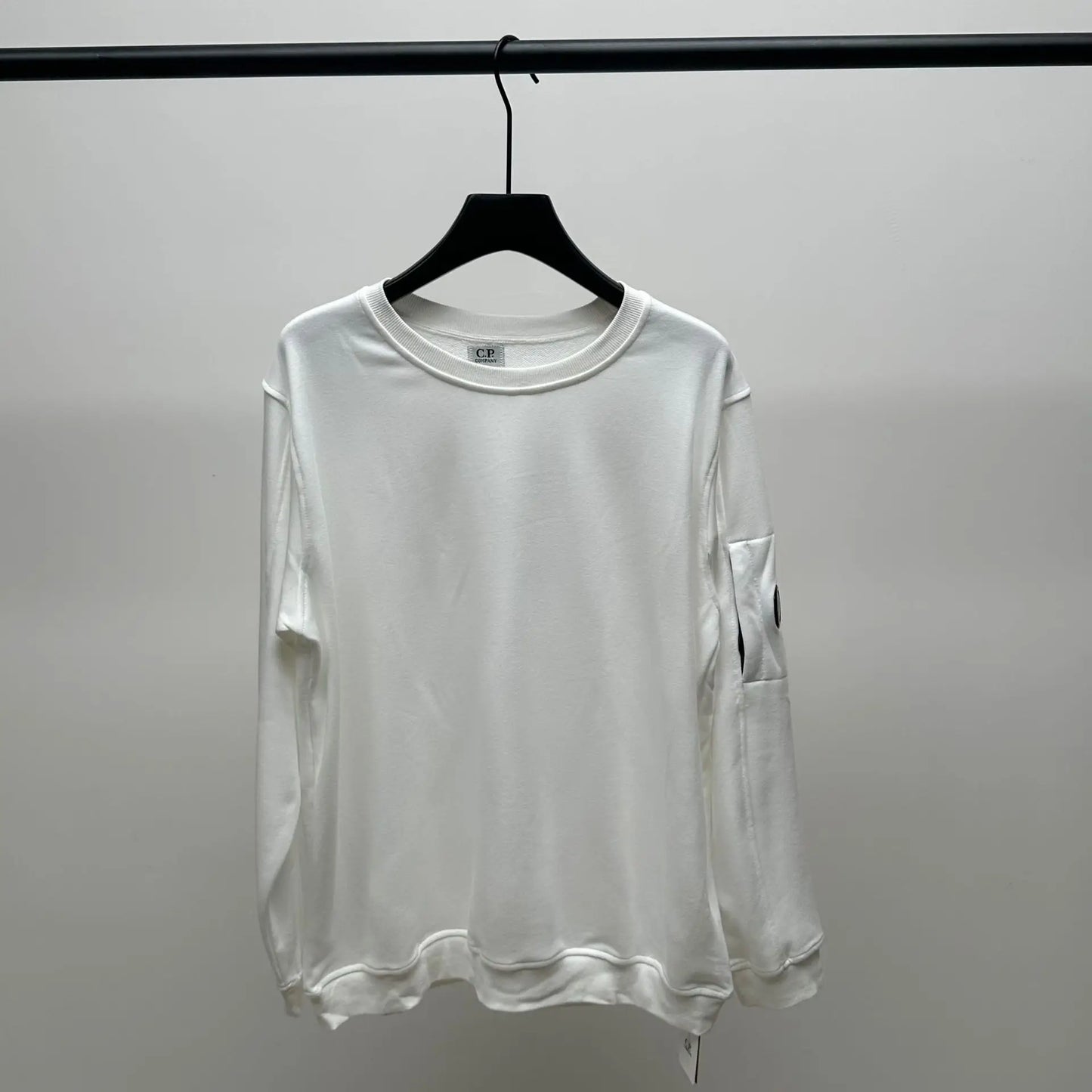 Prowow Men Solid Round Neck Sweatshirts Hip-hop Loose Sports Pullover Top Male Zipper Pocket Decoration Sports Shirt