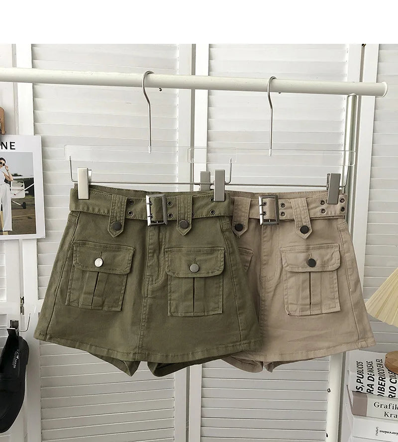 Design Sense Denim Skirt Pants Women's 2026 Summer Korean Version Hip Skirt