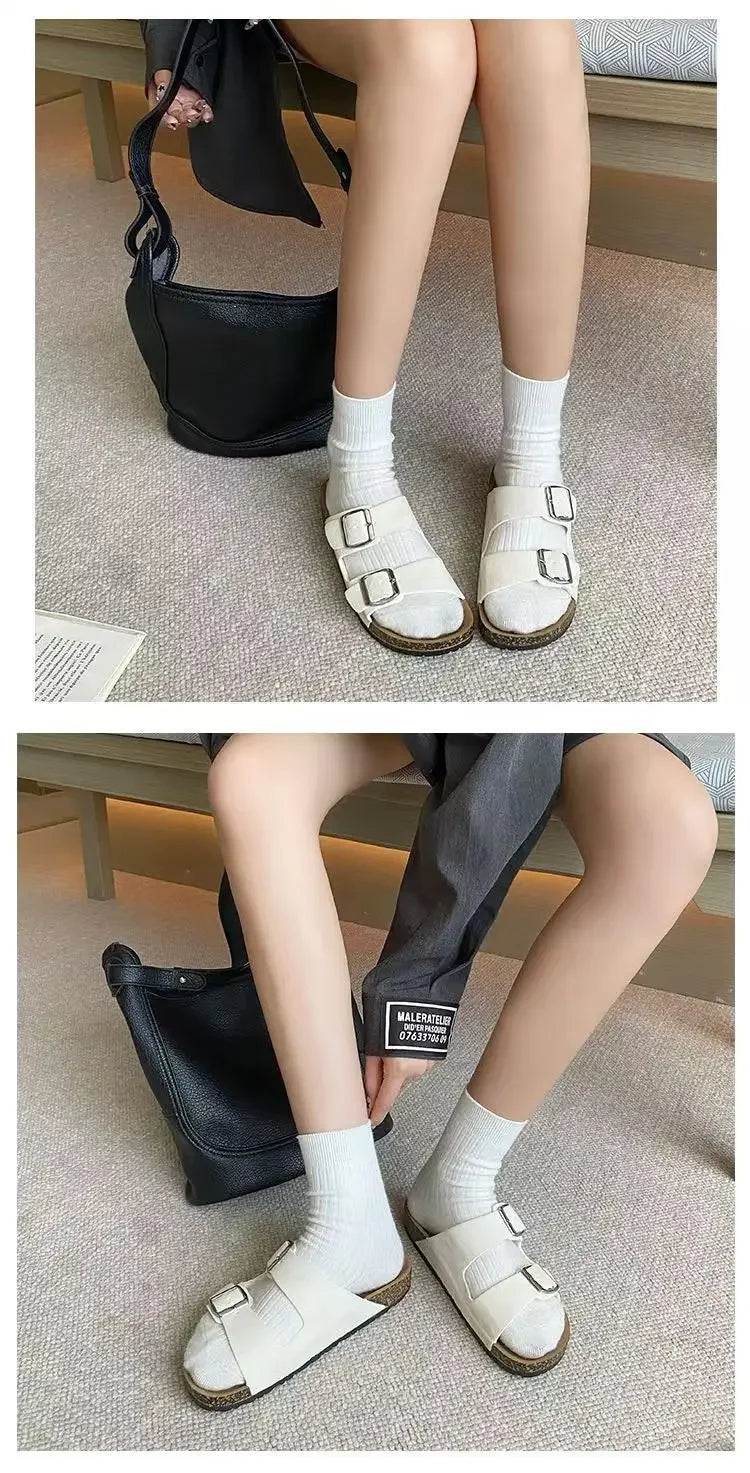 Fashionable modern men's and women's sandals are comfortable and versatile for summer, beach, and outdoor use