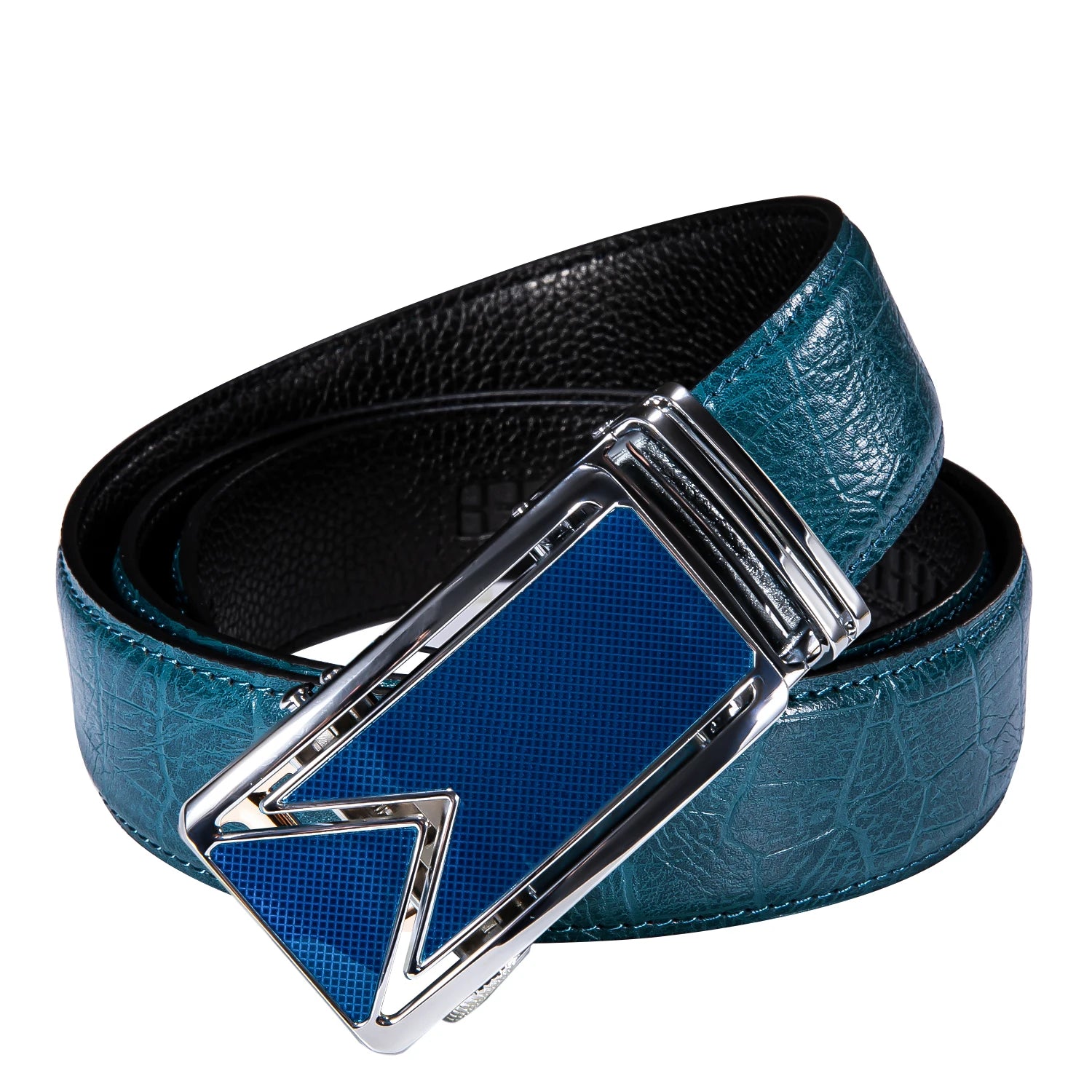 High Quality Mens Belts Black Brown Blue White Green Leather Straps Casual Gold Automatic Buckles Waistband Belt for Men Wedding BAZAARHUBO