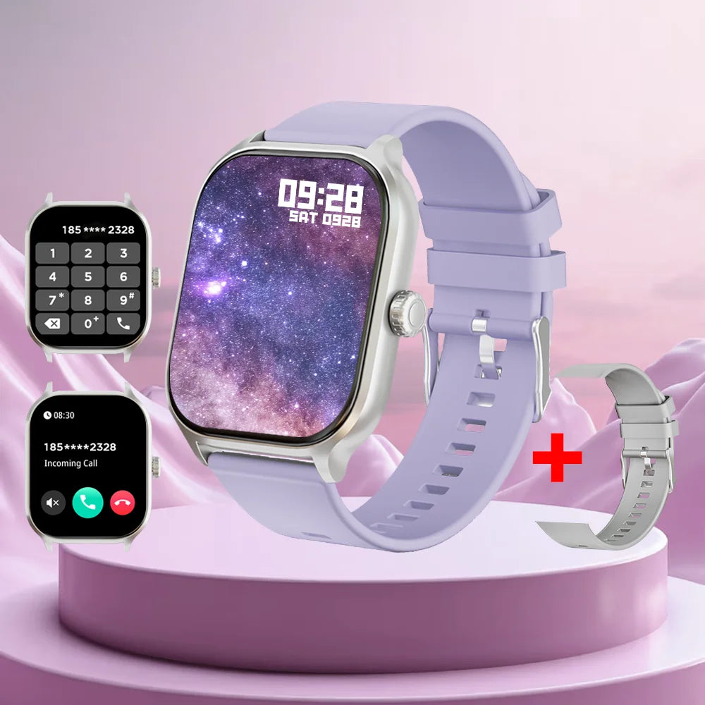 LAXASFIT 2025 New Smart Watch 2.01” Inch HD Screen Bluetooth Talk Pedometer IP68 Waterproof 123 Sport Modes Man Woman Watch Gift