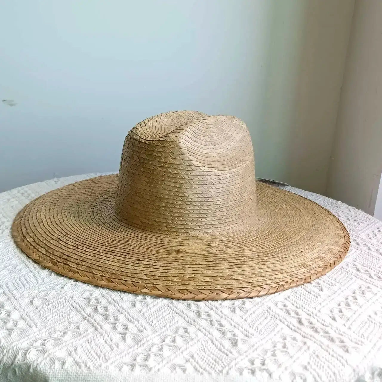 Raffia straw hat women's bohemian straw hat women's vacation sun hat beach summer vacation jazz hat Panama sun hat BAZAARHUBO