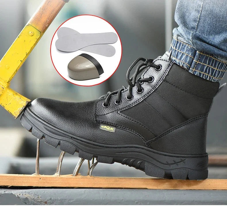 Man Shoes Leather Booties Waterproof Boots for Men Lace Up Ankle Short Barrel Retro Trendy 2025 Sale Offer New Fashion Low Price