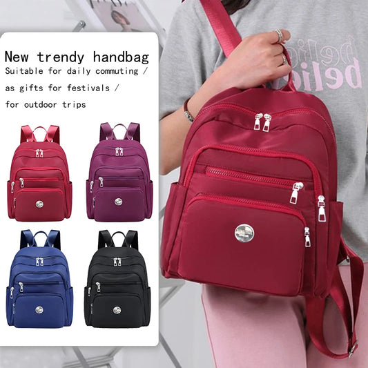 Neutral Style Men's and Women's Nylon Double-Shoulder Bag Suitable for Business Trips Multiple Colors Available.