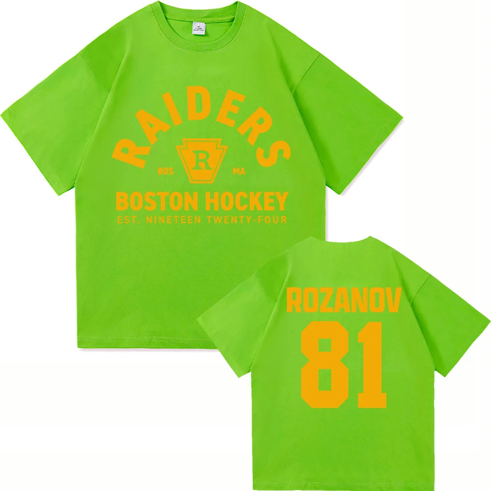 24 Hollander Montreal Voyageurs ClubT Shirt Fashion Men/Women TV Heated Rivalry Ilya Rozanov 81 T-Shirt High Quality Tees Shirts