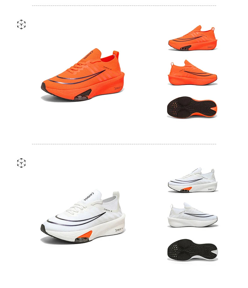 Running Shoes Carbon Board Speciality Marathon Men Sports Breathable Lightweight Women's Comfortable Athletic Nonskid Sneakers