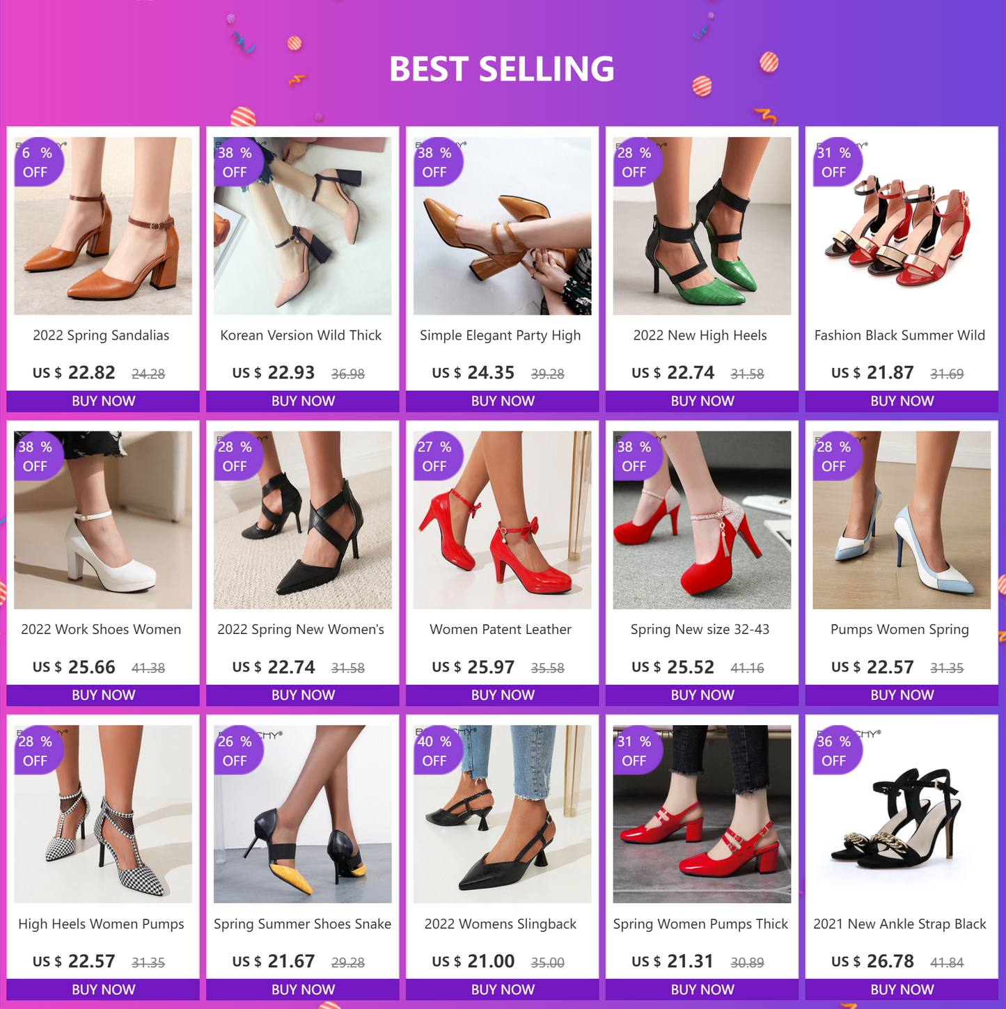 2026 Sexy Classic High Heels Women Sandals Summer Shoes Ladies Pumps Heels Woman Buckle Ankle Strap Shoes Green Black size 34-43