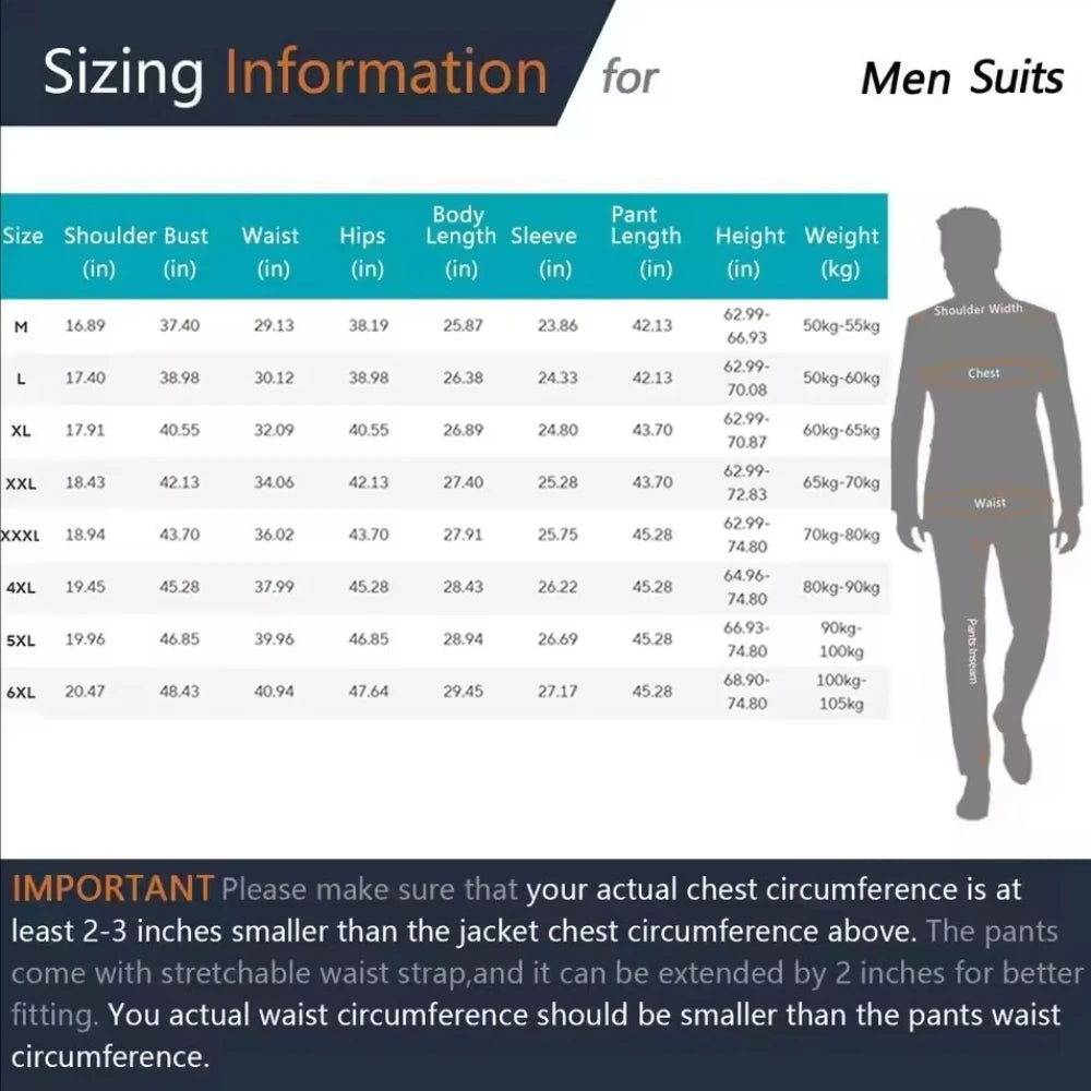 Men Double Breasted Suits For Wedding High Quality Slim Fit 2 Pieces Set Elegant Jackets Pants Blazers Fashion Classic Formal