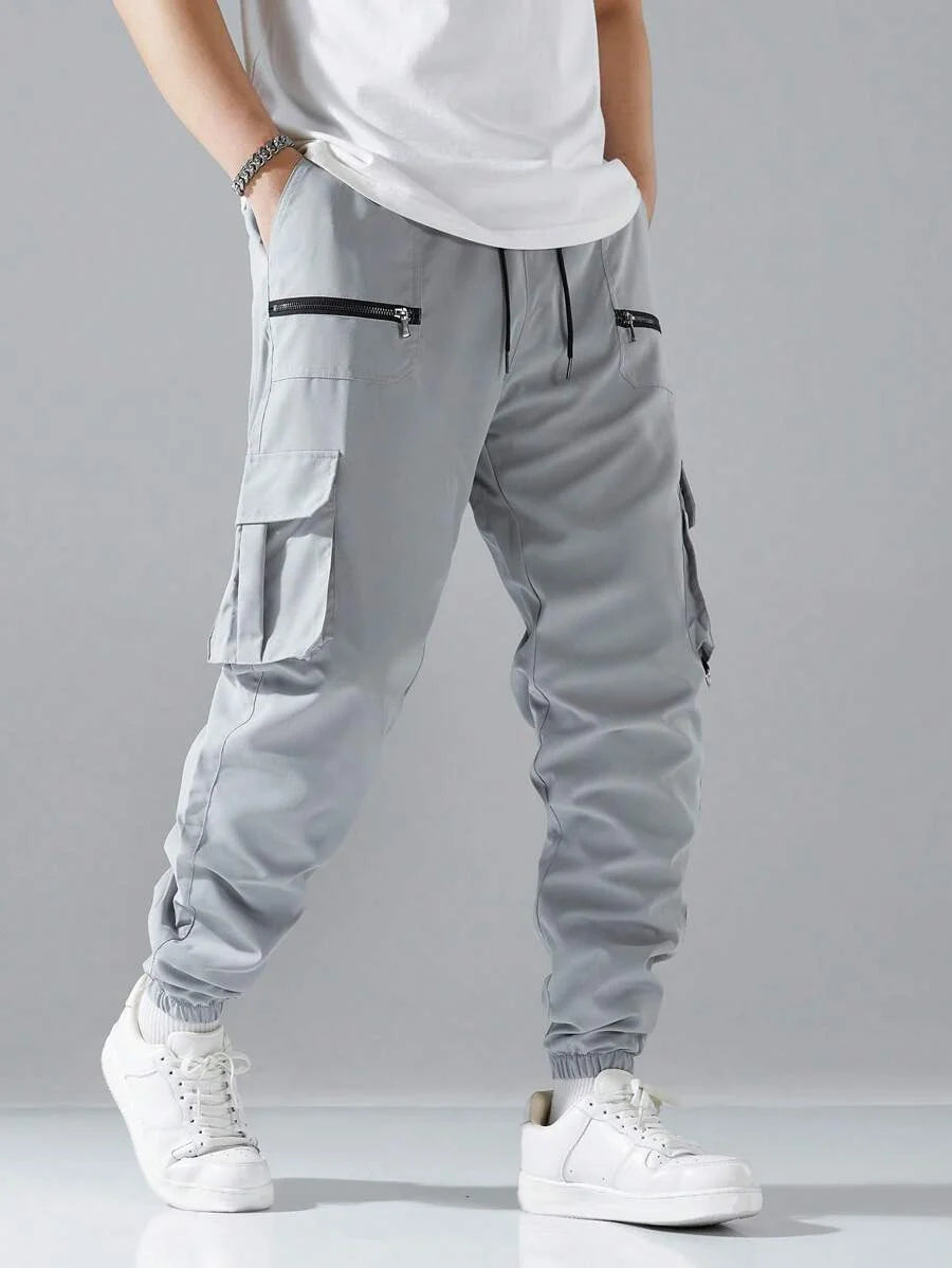 Men's Casual Workwear Pants Outdoor Long Trousers Loose Fashionable New Style Comfortable Breathable Fashion Casual Trousers