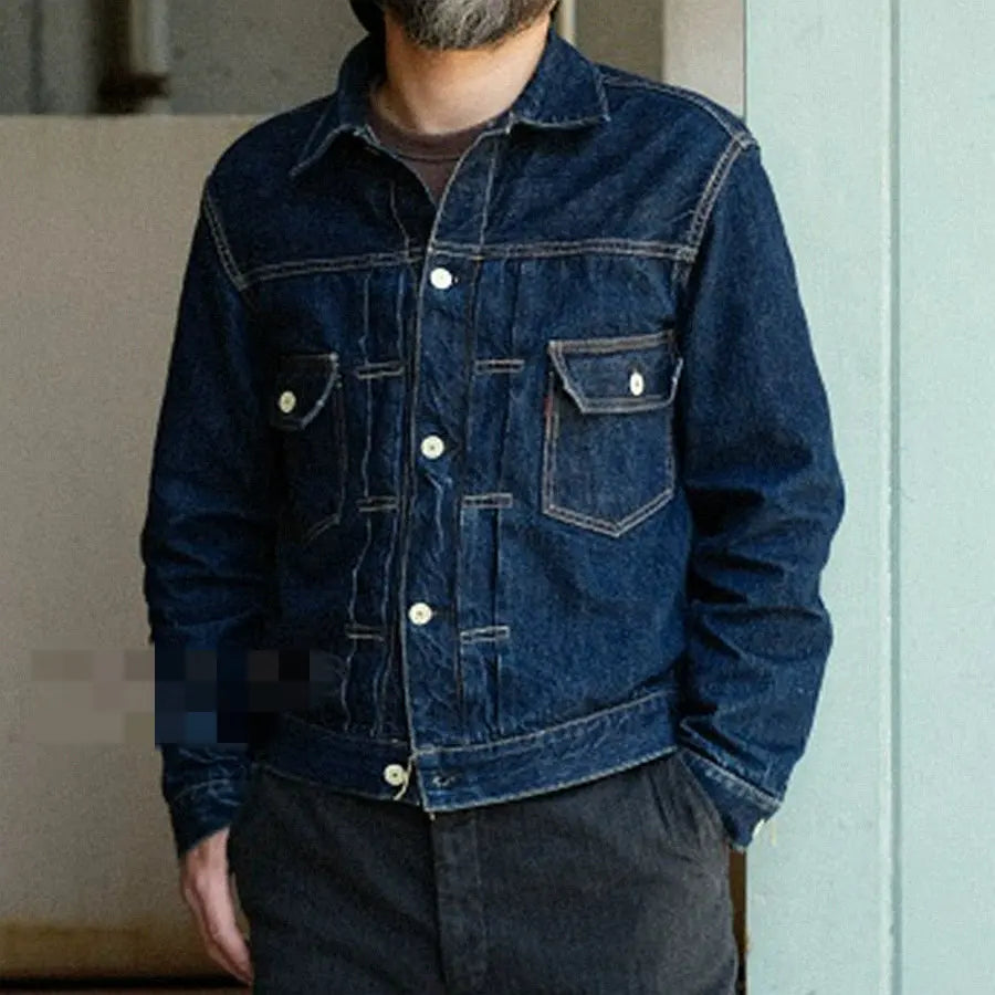 FREEWHEELERS 1951s Vintage Textured 507XX 14oz Indigo Denim Jacket