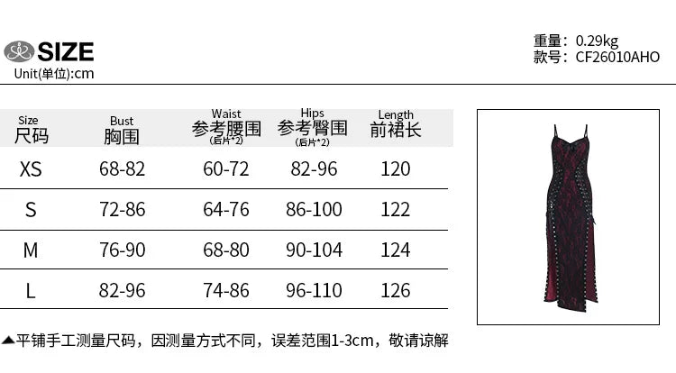ONE TO WAN Summer Sexy Dark Gothic Style Dress Women's Subcultural Y2K Thin Spaghetti Strap Dress Vintage Design Punk Streetwear