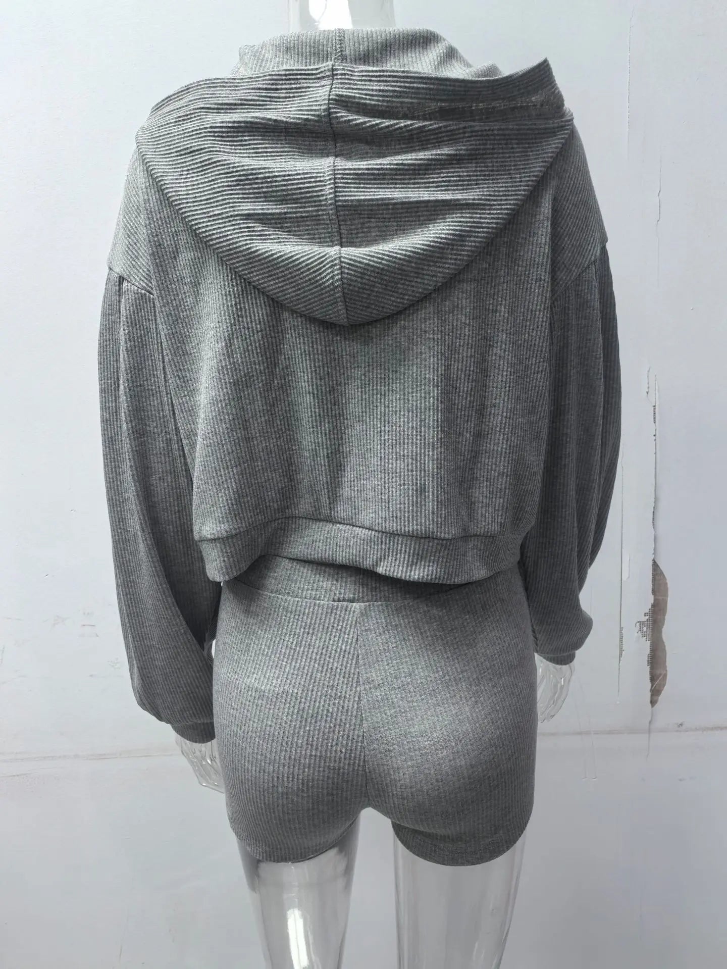 Three Pieces Clothing Sets Ladies Sport Casual Zipper Hooded Jackets+Tank Tops+Elastic Waist Shorts Women Tracksuits