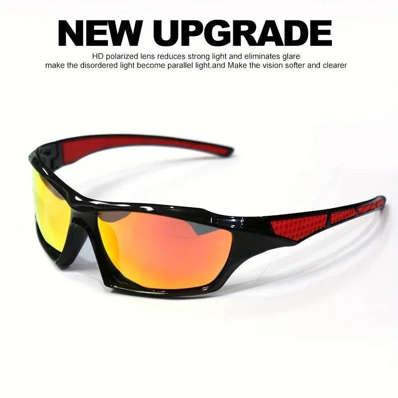 Sports Polarized Sunglasses for Men Lightweight Night Vision Male Shades Cycling Driving Fishing Fashion Mirror Sunglass