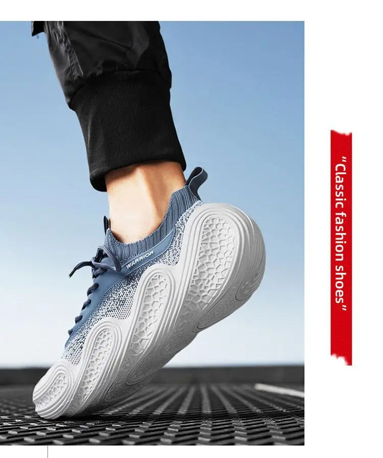 Warrior Original Brand Sports Shoes Summer Breathable Mesh Lightweight Running Shoes Wear-resistant Non-slip Casual Sneakers