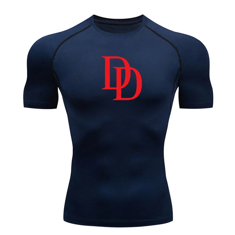 Tight fitting shirt for men, long sleeved and short sleeved, cool and dry sports T-shirt, fitness gym, sports top, sports top