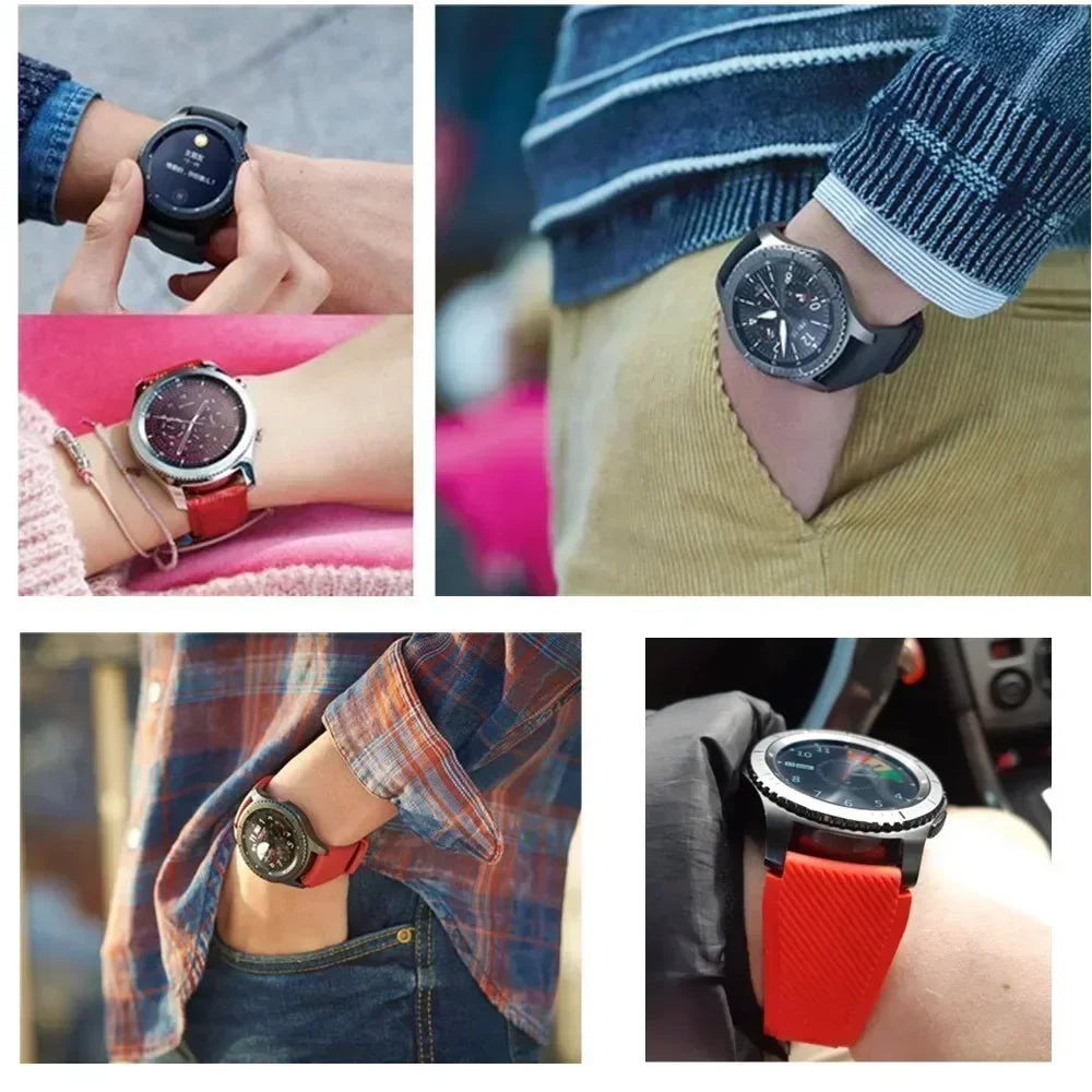 22mm Silicone Strap For New C20 Pro Smart Watch Wristband Bracelet Band For Zeblaze Btalk 3 Plus/Ares 3 Pro/Vibe 7 7 Pro 7 Lite