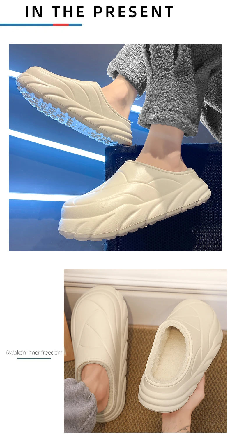 Winter Plush Slippers Unisex Unisex Home Sandals Women Orginal Indoor Flat Shoes Soft Men Fashion High Quality Non Slip Bedroom