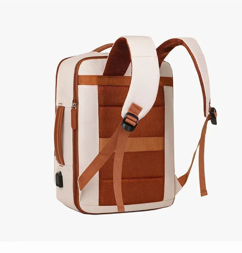 Women Business Backpack Waterproof Laptop Computer Pack Weekender Commuter Bag With USB Port College Student Bags Travel Daypack
