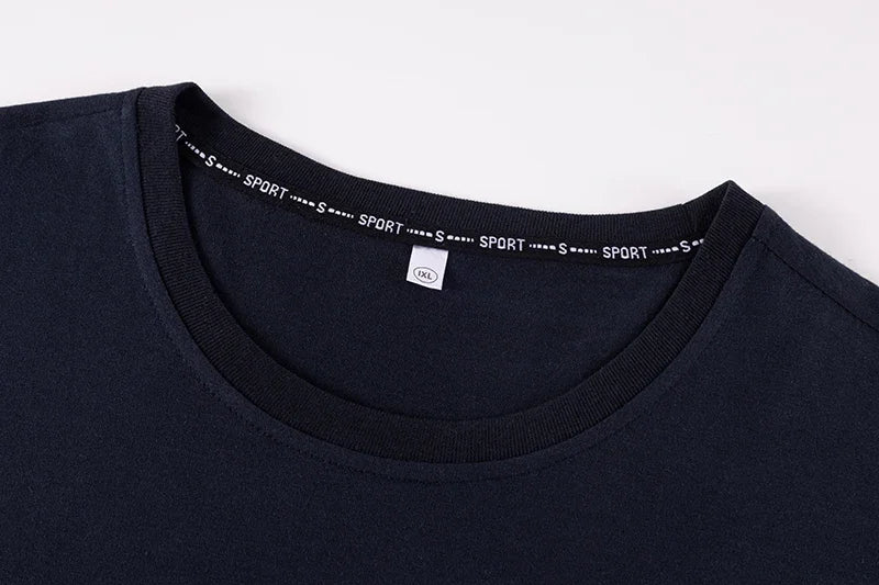 Men T Shirt Printed Popular Tees Big Size 110-175kg 6XL/7XL Plus Size Fashion Cotton Round Neck Short Sleeve Oversized Tops