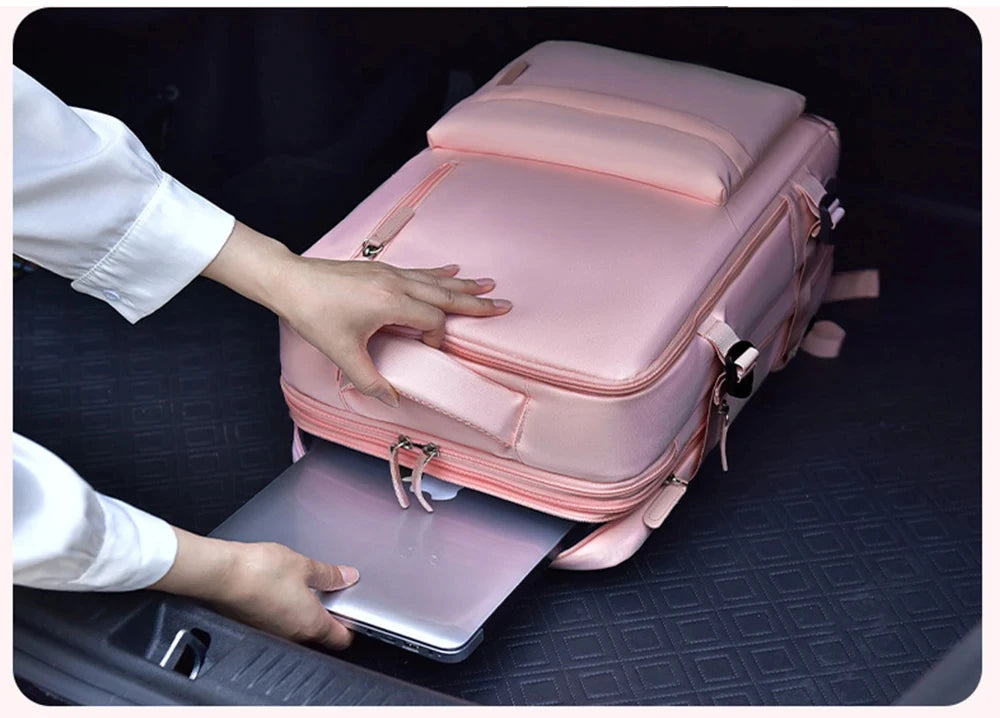 Buylor Travel Backpack Women Easyjet Backpack 45x35x20 Cabin Luggage Backpack for Airplane Large Capacity Carry On Laptop Bags