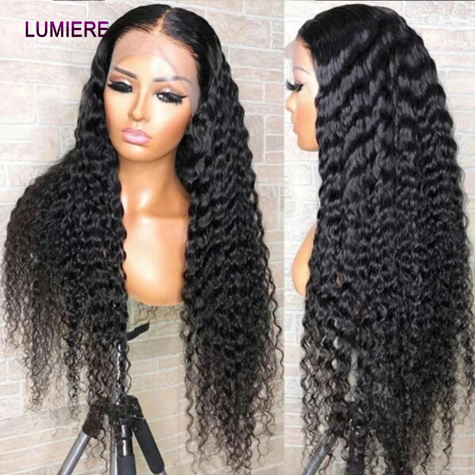 Wholesale 30 34”Deep Afro Kinky Curly human hair bundles Bulk Peruvian Bundles Hair Weaving 100% Raw Virgin Human Hair Extension