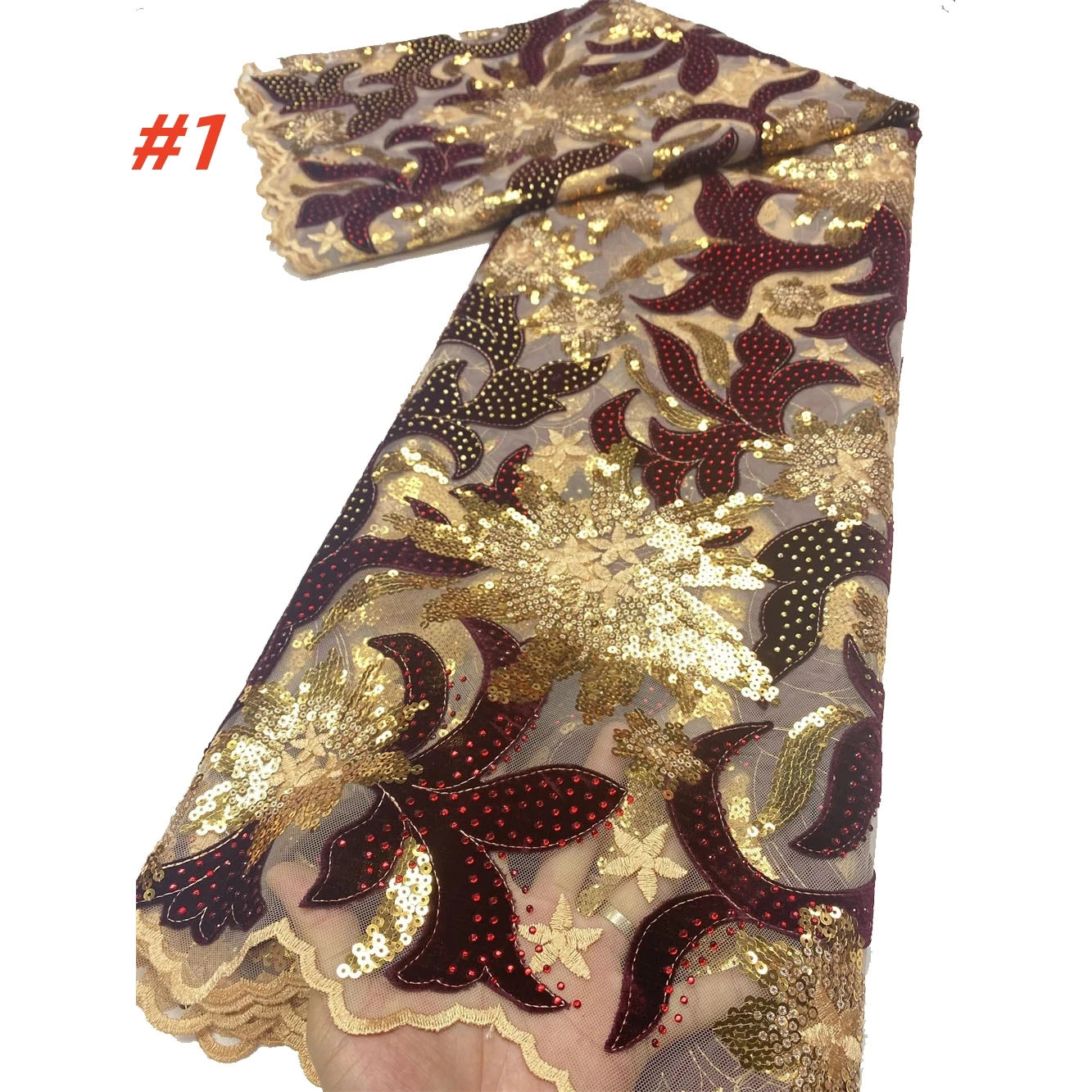 Fashion African Velvet Lace Fabrics 2025 High Quality Women Party Women Embroidery Nigerian French Lace Materials For Wedding